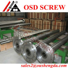 Extrusion machine parts screw barrel for plastic machinery processing
